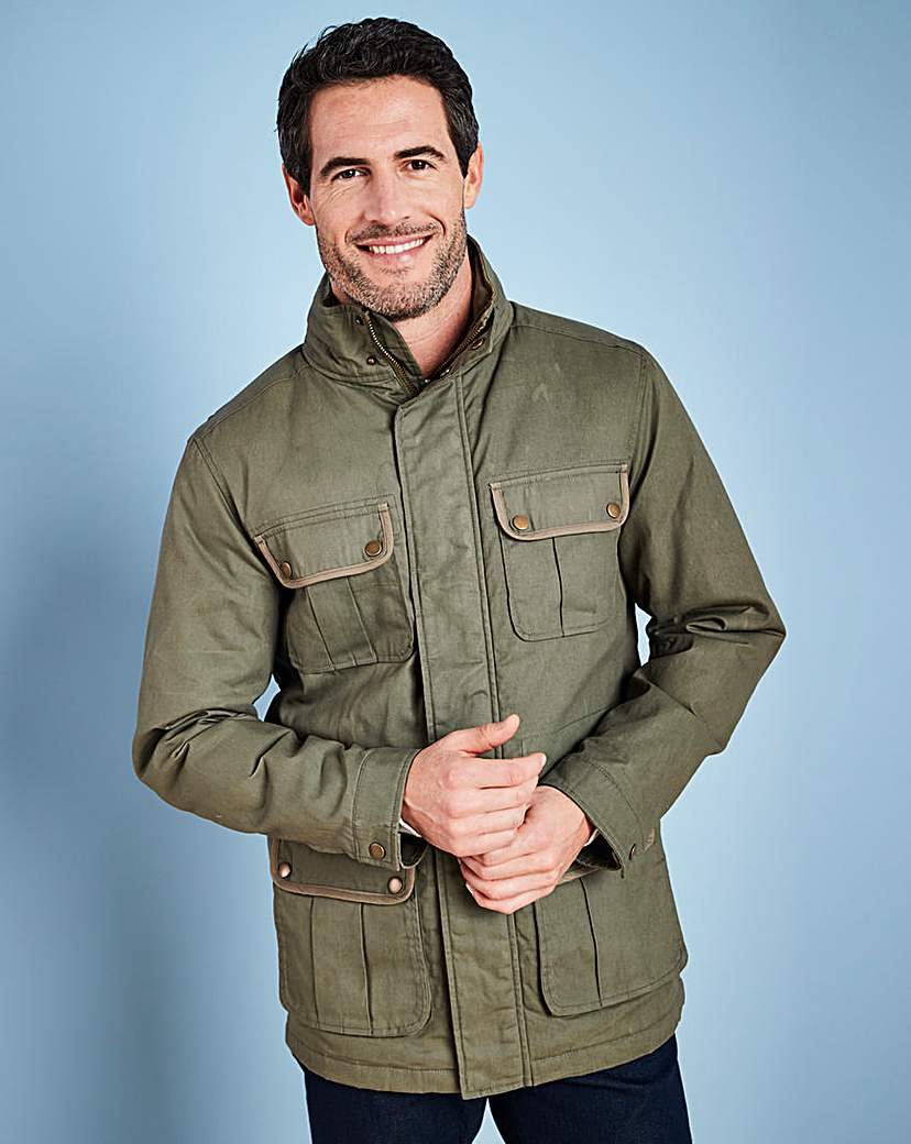 Image of W&B Khaki Cotton Jacket R