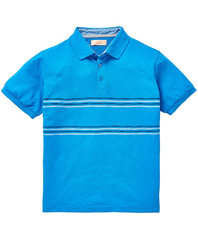 Image of W&B Blue Polo Shirt L