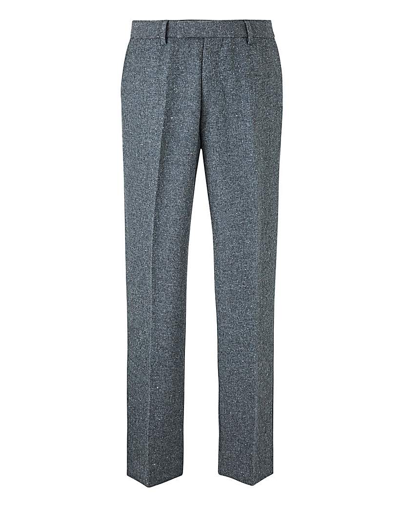W&B Charcoal Wool Mix Trousers 31in