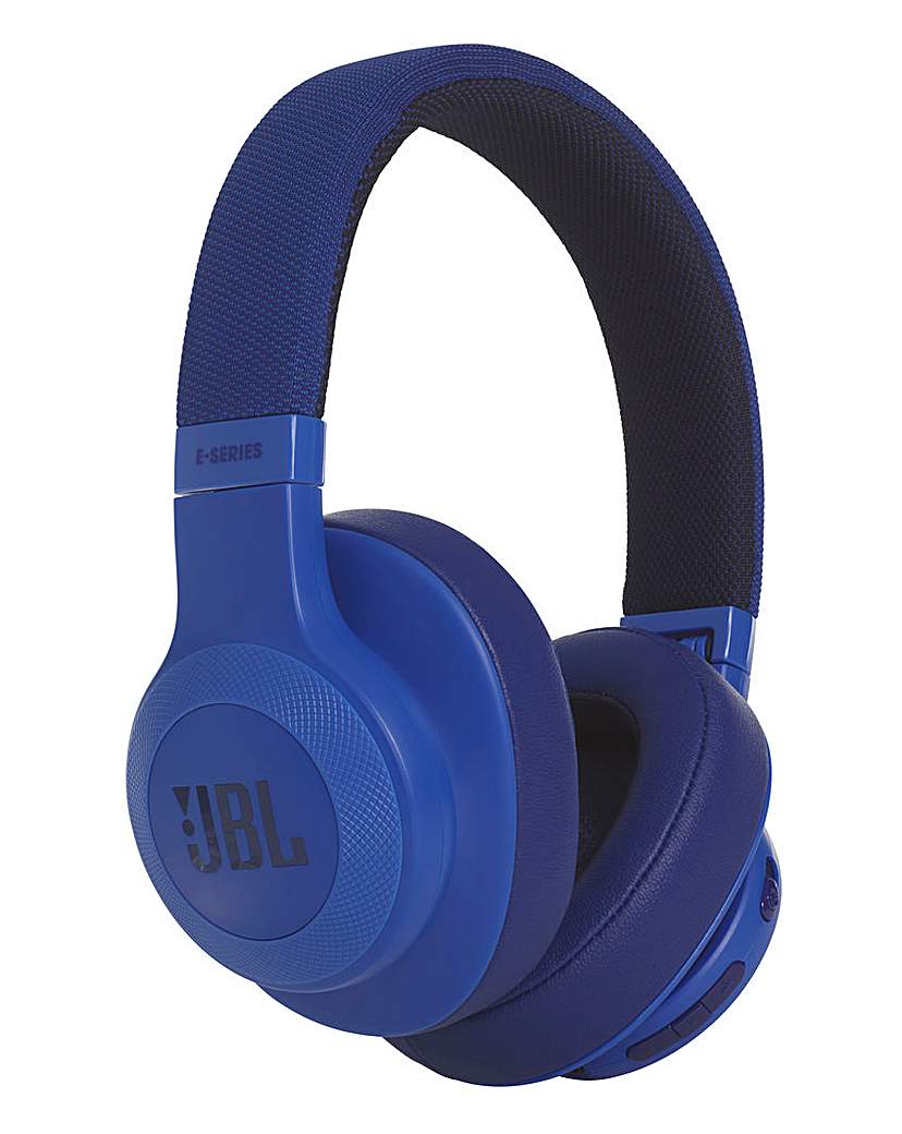 JBL E55BT Wireless Headphones Blue