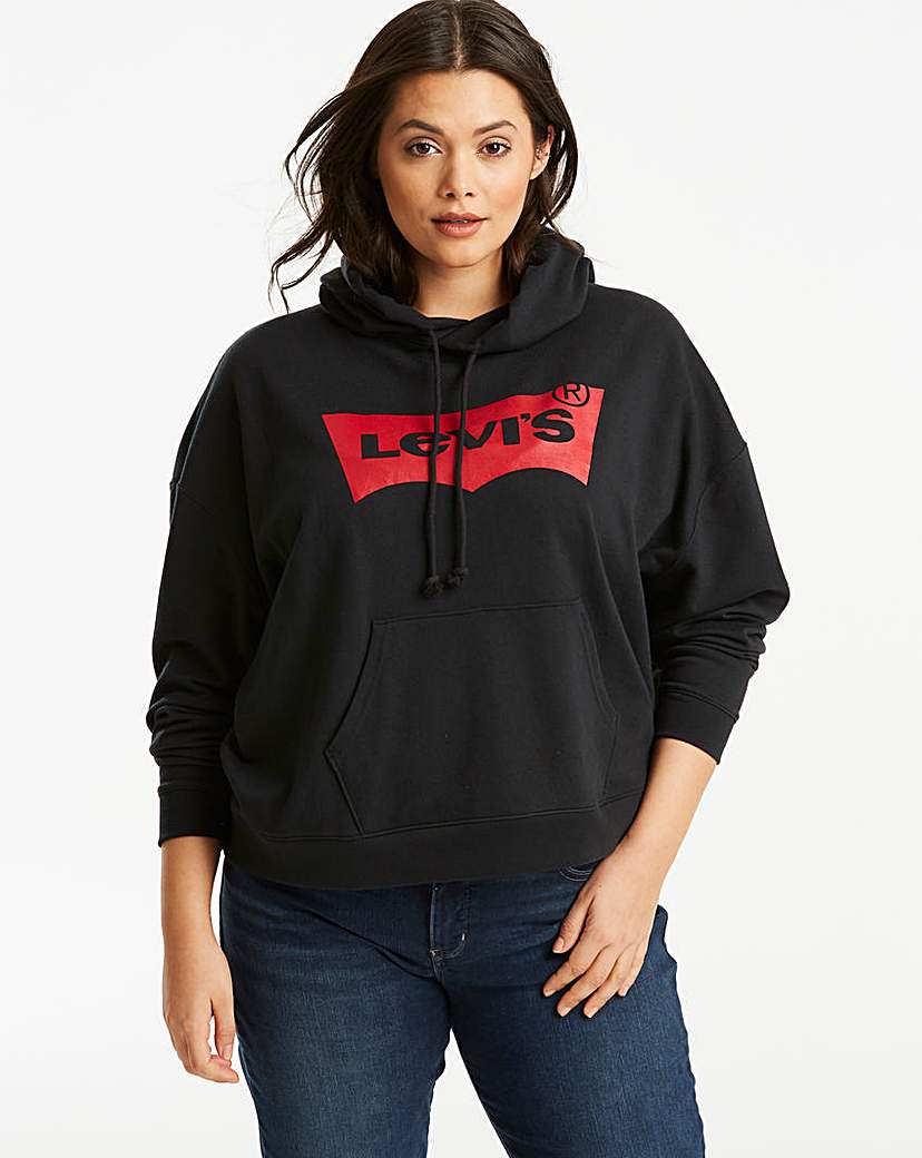levi's relaxed graphic hoodie
