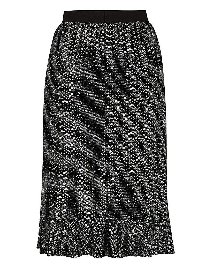 AX Paris Sequin Fit & Flare Skirt
