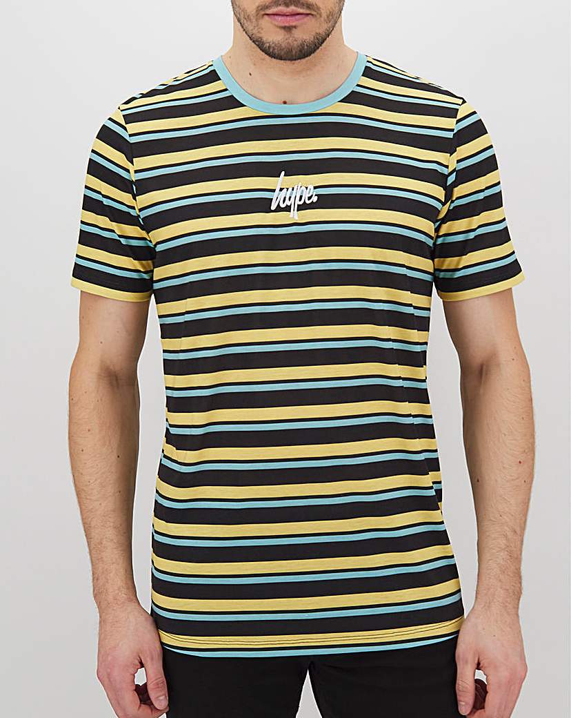 Image of Hype Paris Stripe T-Shirt Long