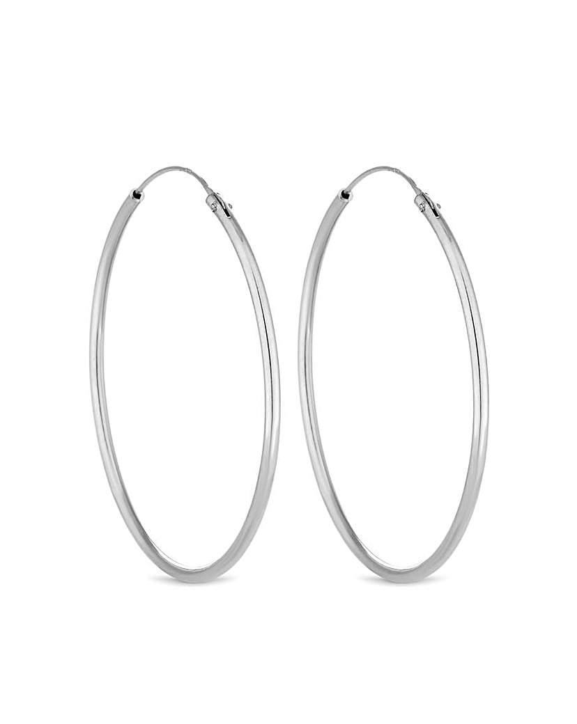 Simply Silver Hoop Earrings