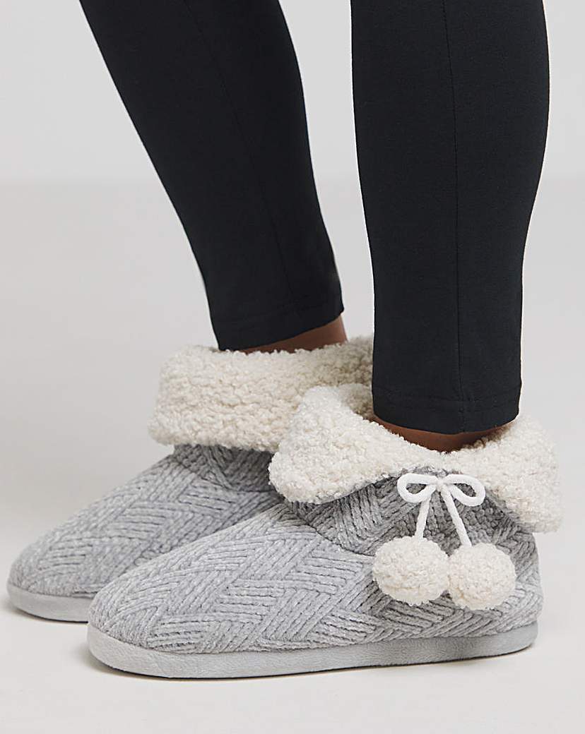 Slipper Boots Wide