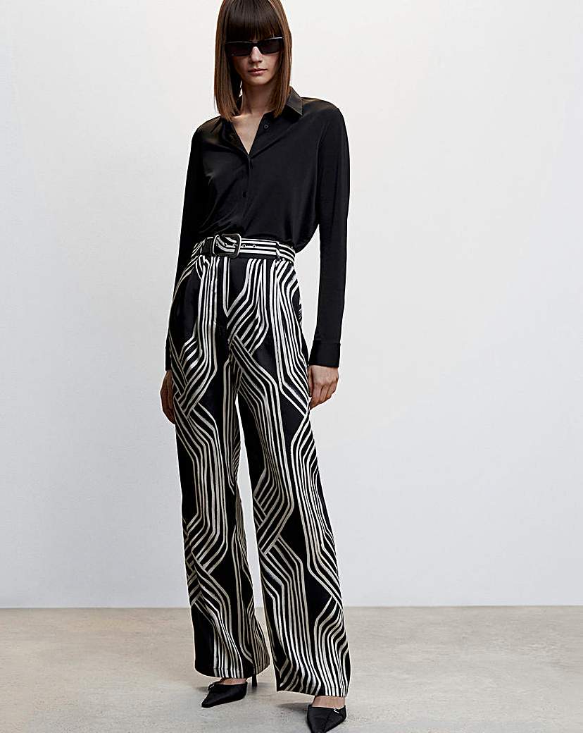 Mango Diamond Printed Culottes