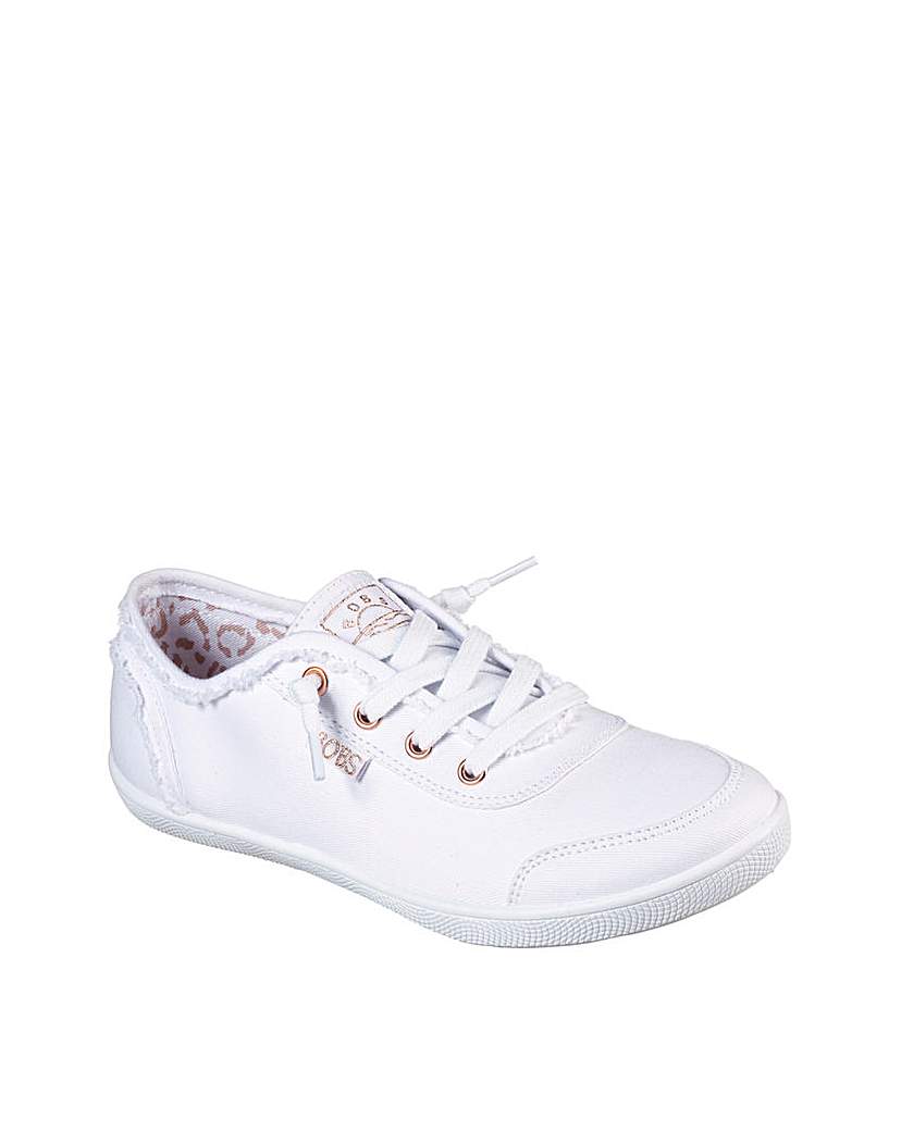 Skechers Bobs B Cute Canvas Wide E Fit