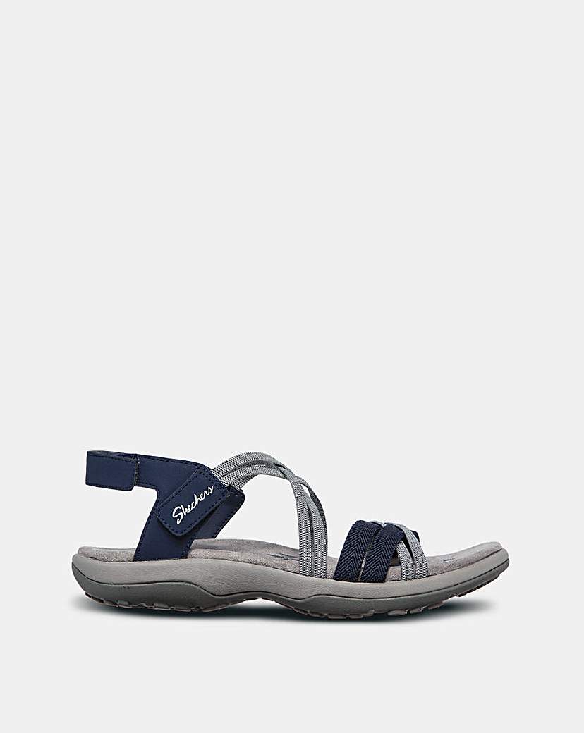 Skechers hot sale sandals grey