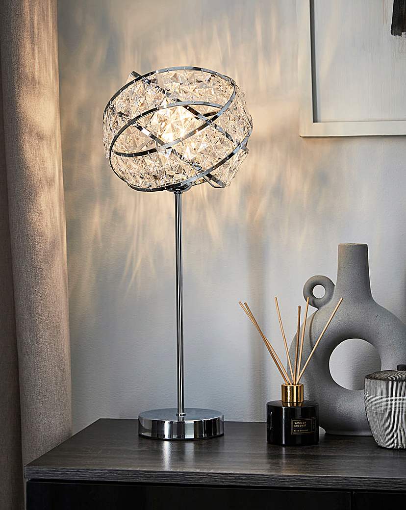 Twist Acrylic Table Lamp