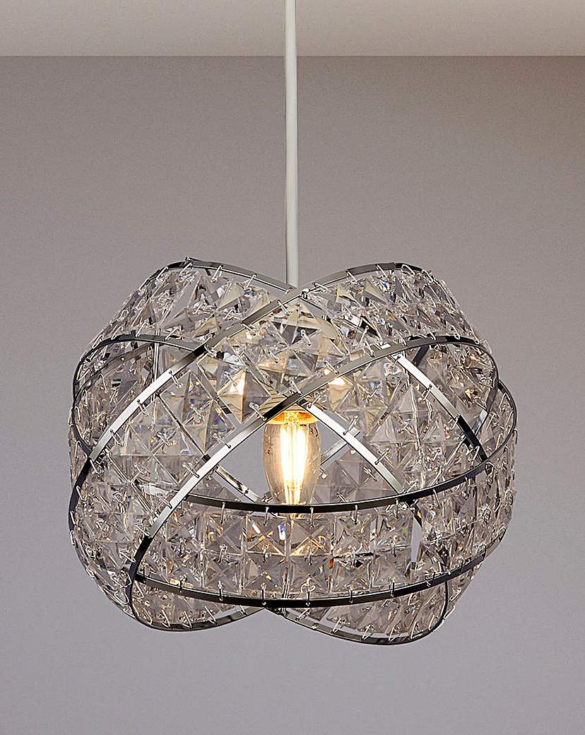 Twist Acrylic Pendant Shade