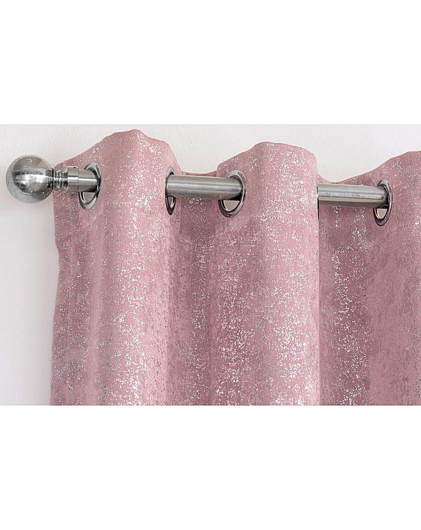 Halo Metallic Eyelet Curtain