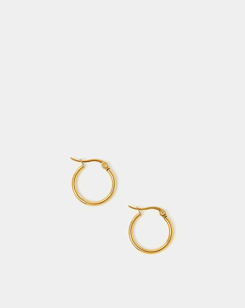 Accessorize ST Hoop Earrings Gold Accessorize Size …
