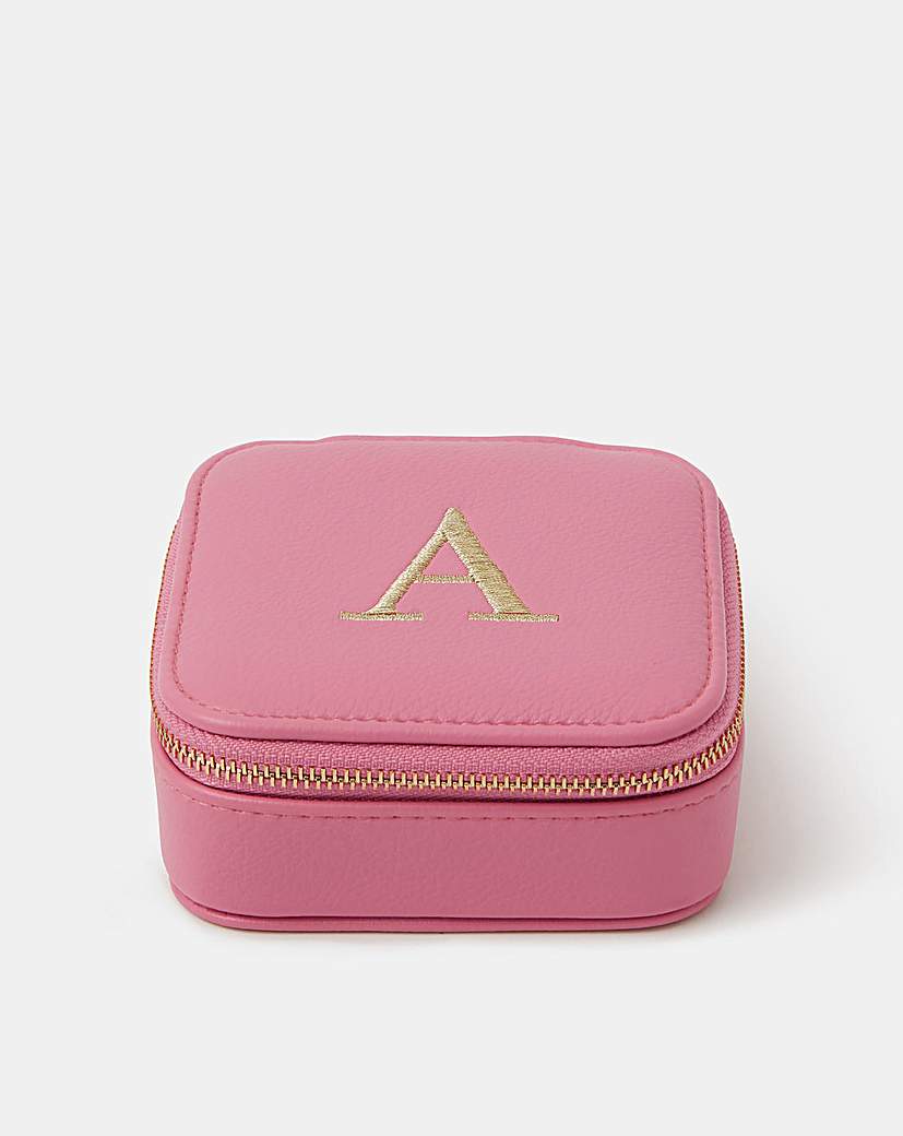 Accessorize Mini Initial Jewellery Box Pink Accessorize …