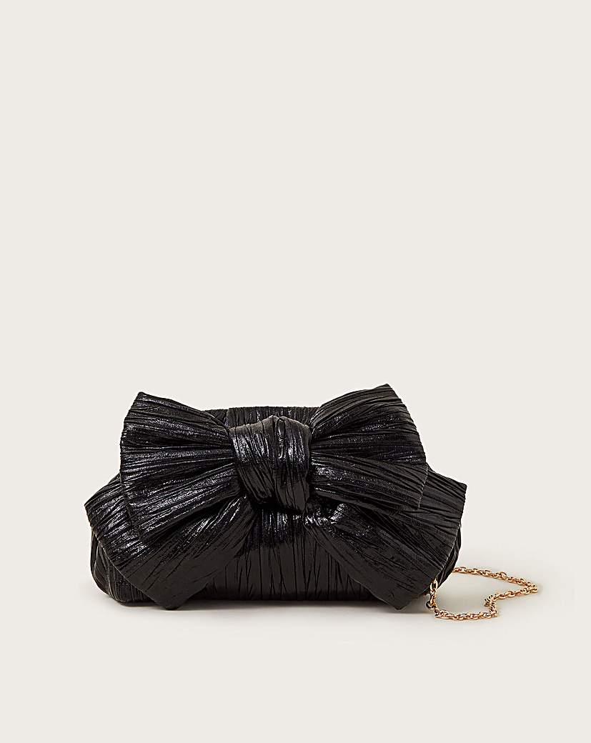 Monsoon Isla Plisse Bow Bag