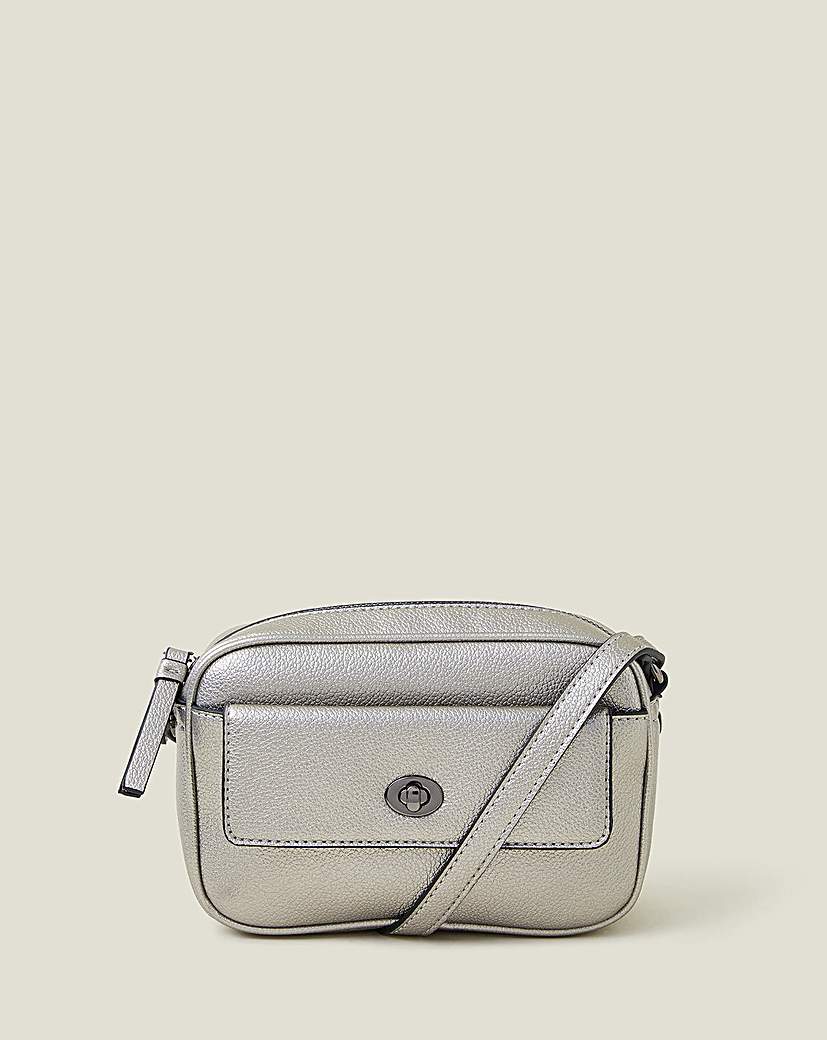 Accessorize Twist-Lock Cross-Body Bag