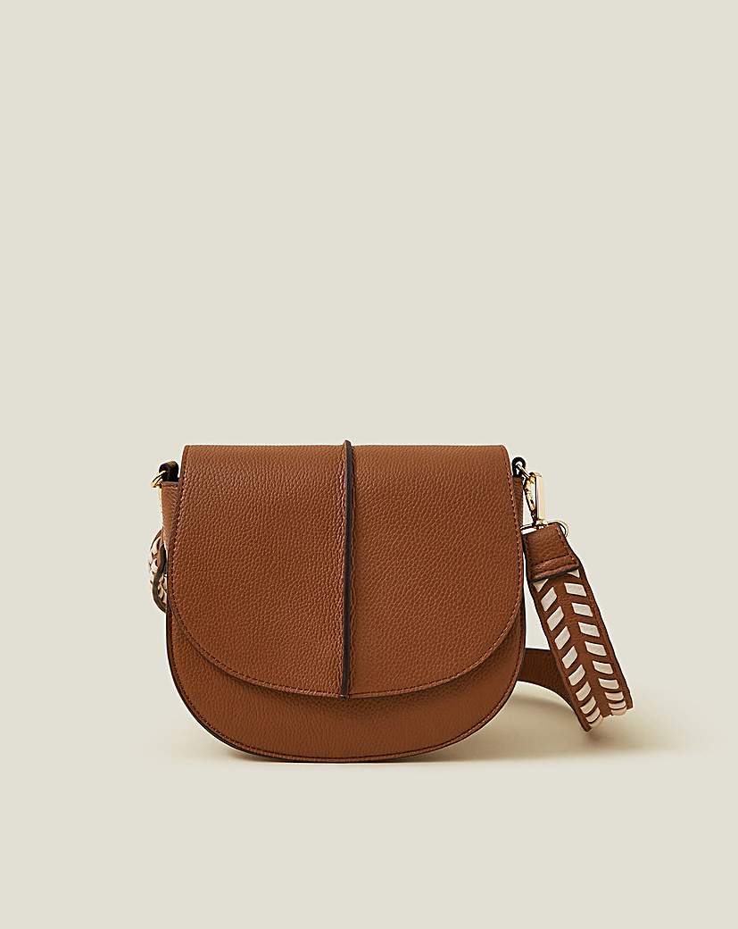 Accessorize Stitch Strap Saddle Bag