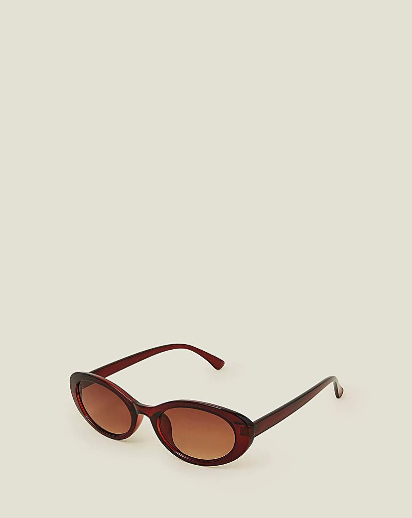 New In - Accessorize Chunky Oval Sunglasses
