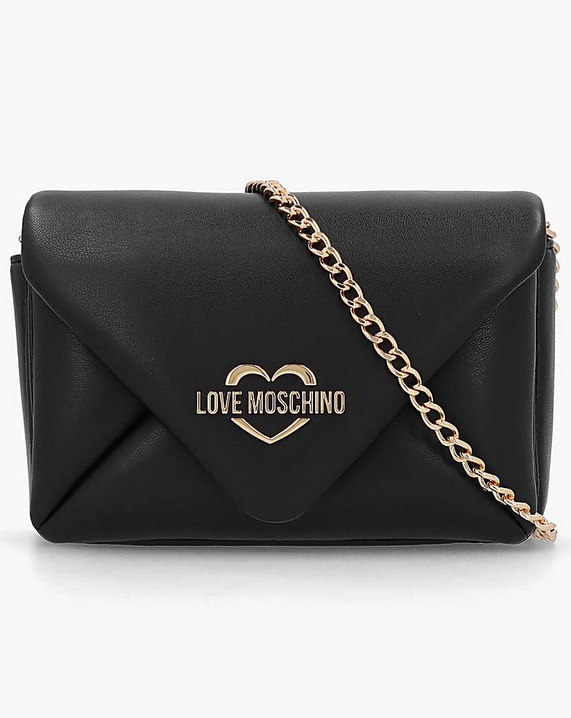 Moschino envelope clutch shop