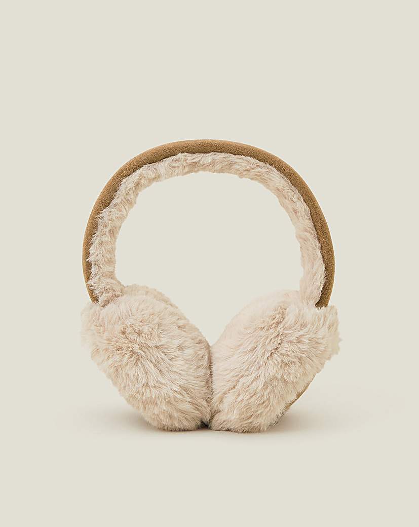 Faux Fur Suedette Earmuffs