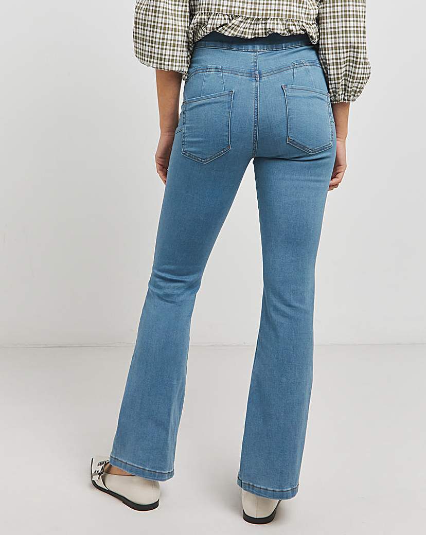 Sculpt & Define Blue Bootcut Jeggings