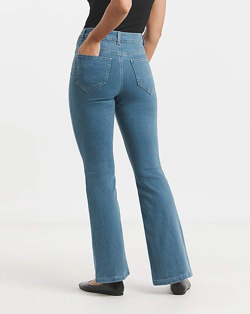 Kim Mid Blue Bootcut Jeans