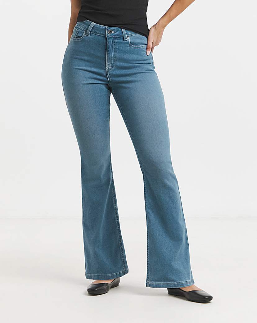 Kim Mid Blue Bootcut Jeans