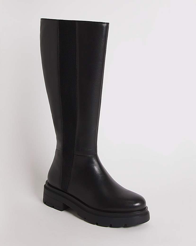 Knee High Chelsea Boots Ex Wide SC
