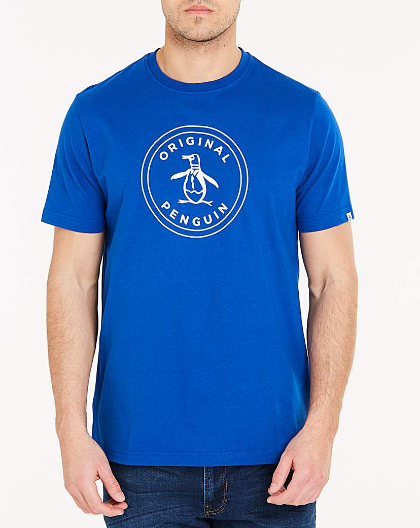 Image of Original Penguin Stamp Logo T-Shirt Long