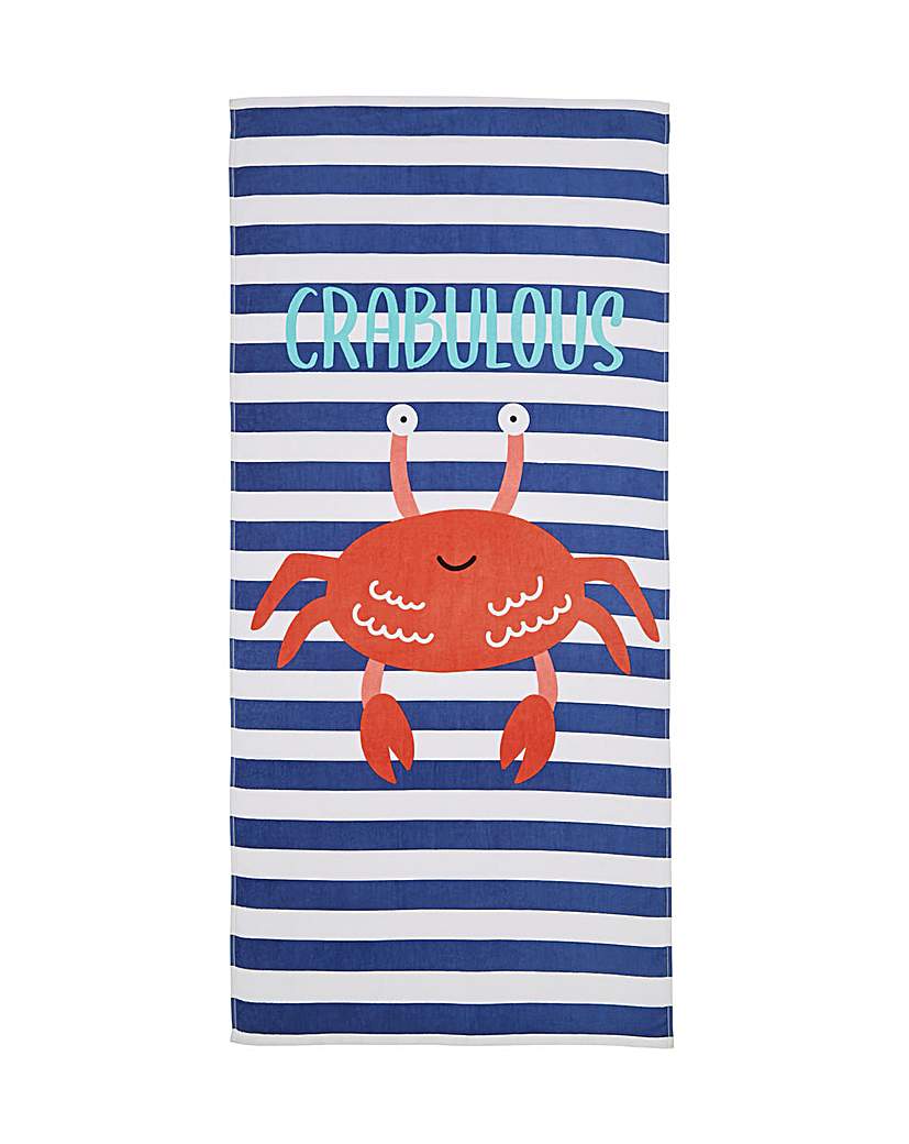 CL Crabulous Beach Towel