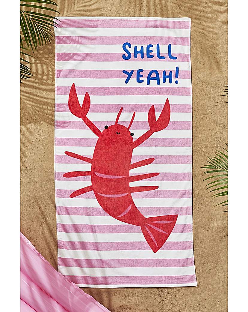 CL Shell Yeah Beach Towel