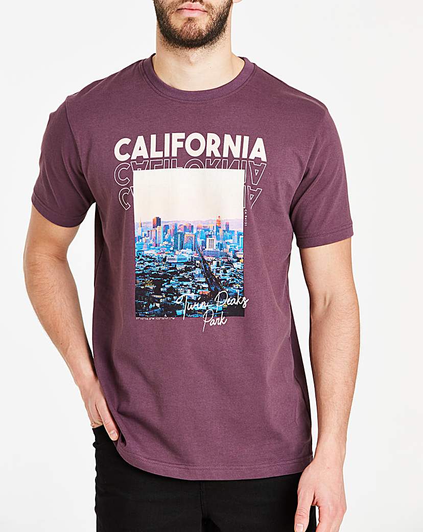 Image of Cali Purple S/S T-Shirt L