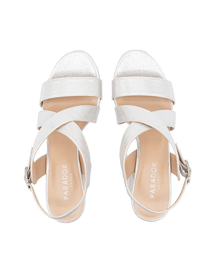 Paradox London Ida Block Heel Sandals