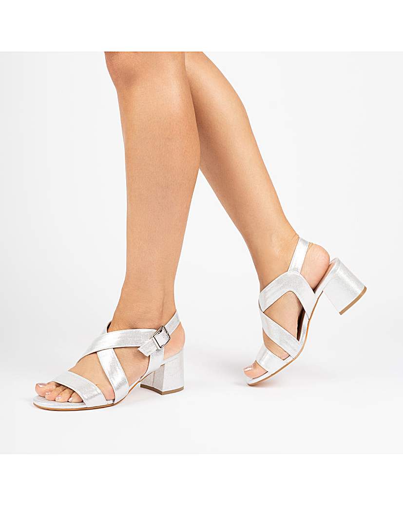 Paradox London Ida Block Heel Sandals