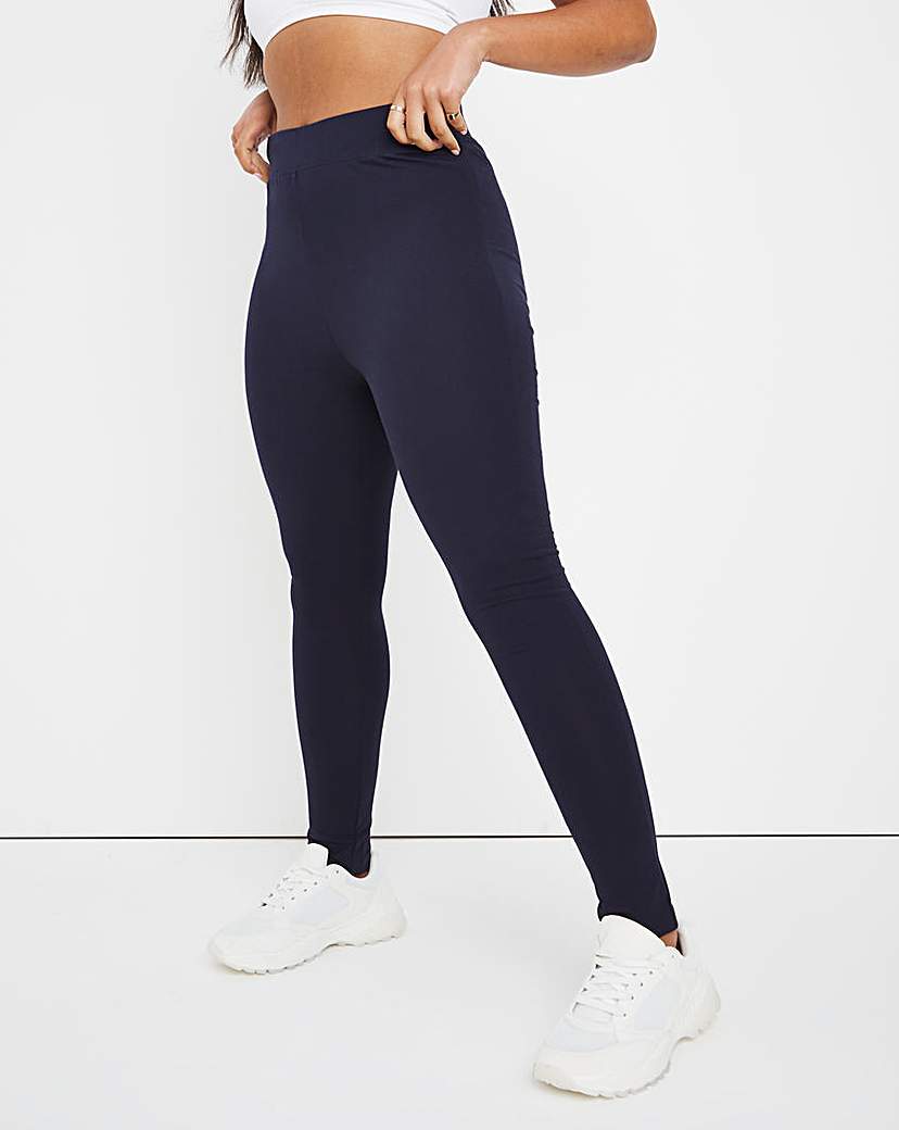 High Waisted Cotton Legging