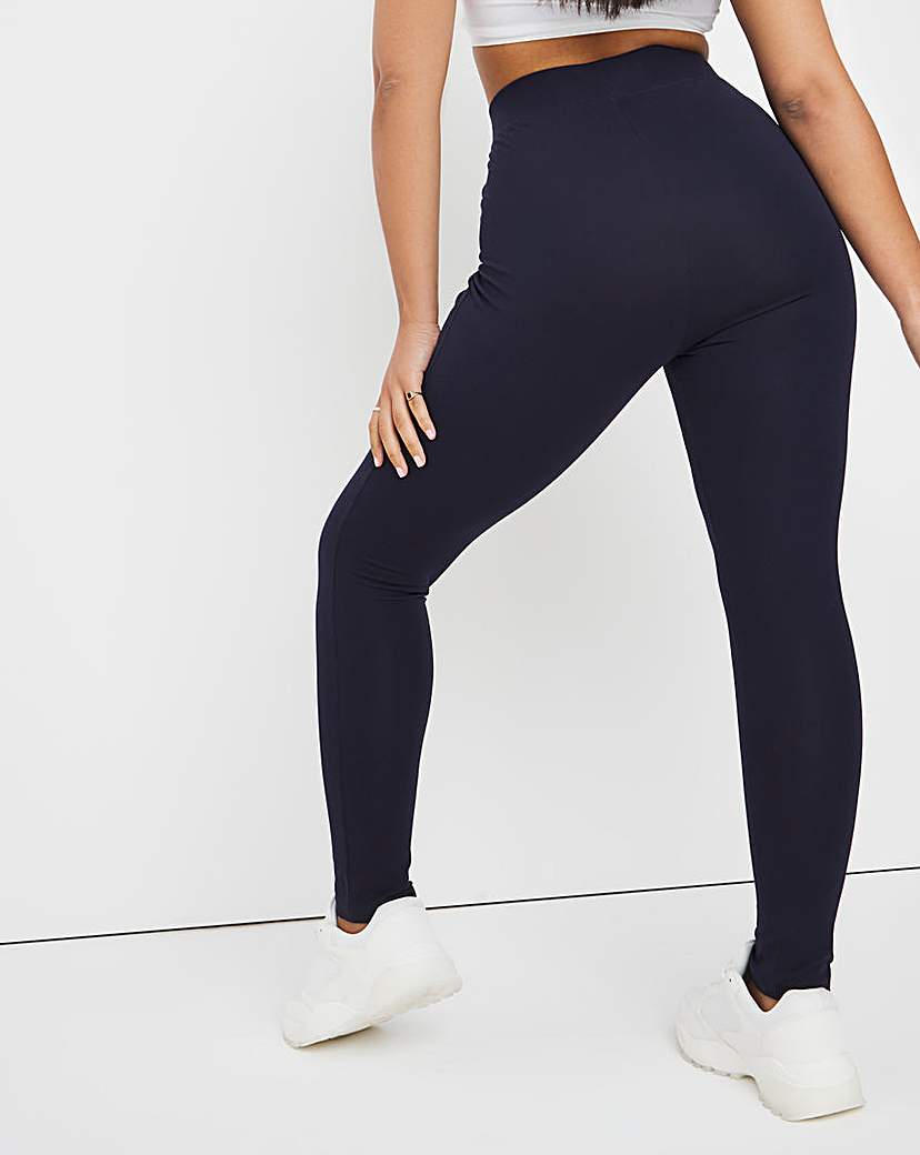 High Waisted Cotton Legging