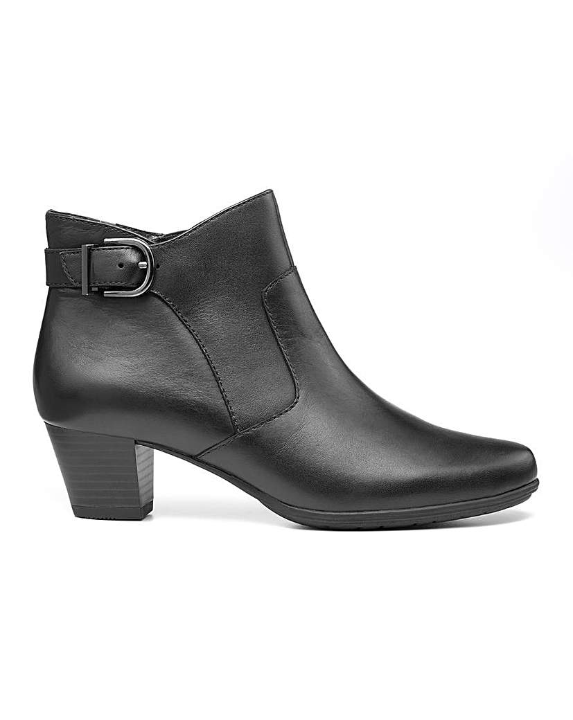 Hotter Addison Wide Fit Block Heel Boot