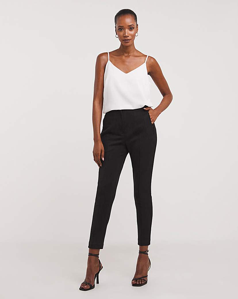 Suedette Tapered Trouser