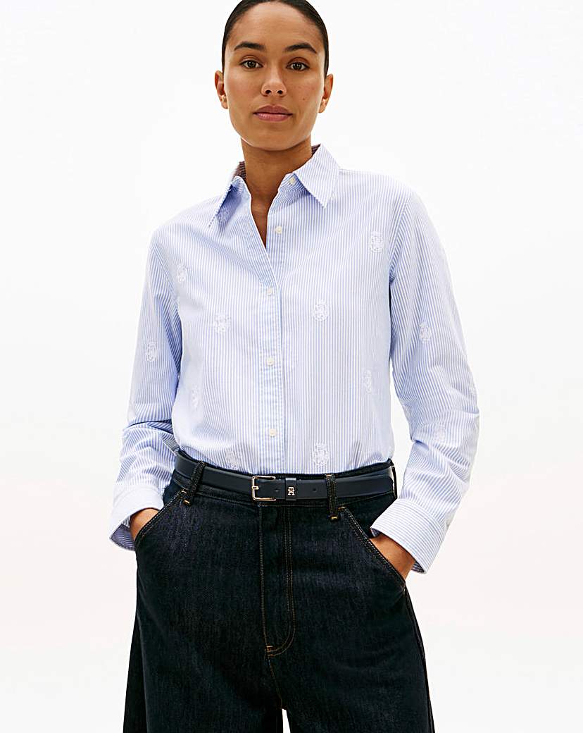 Tommy Hilfiger Oxford Relaxed Shirt Blue Tommy …