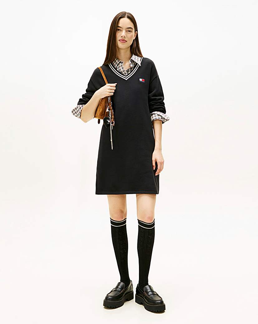 Tommy Jeans Black Badge Sweater Dress - 2XL