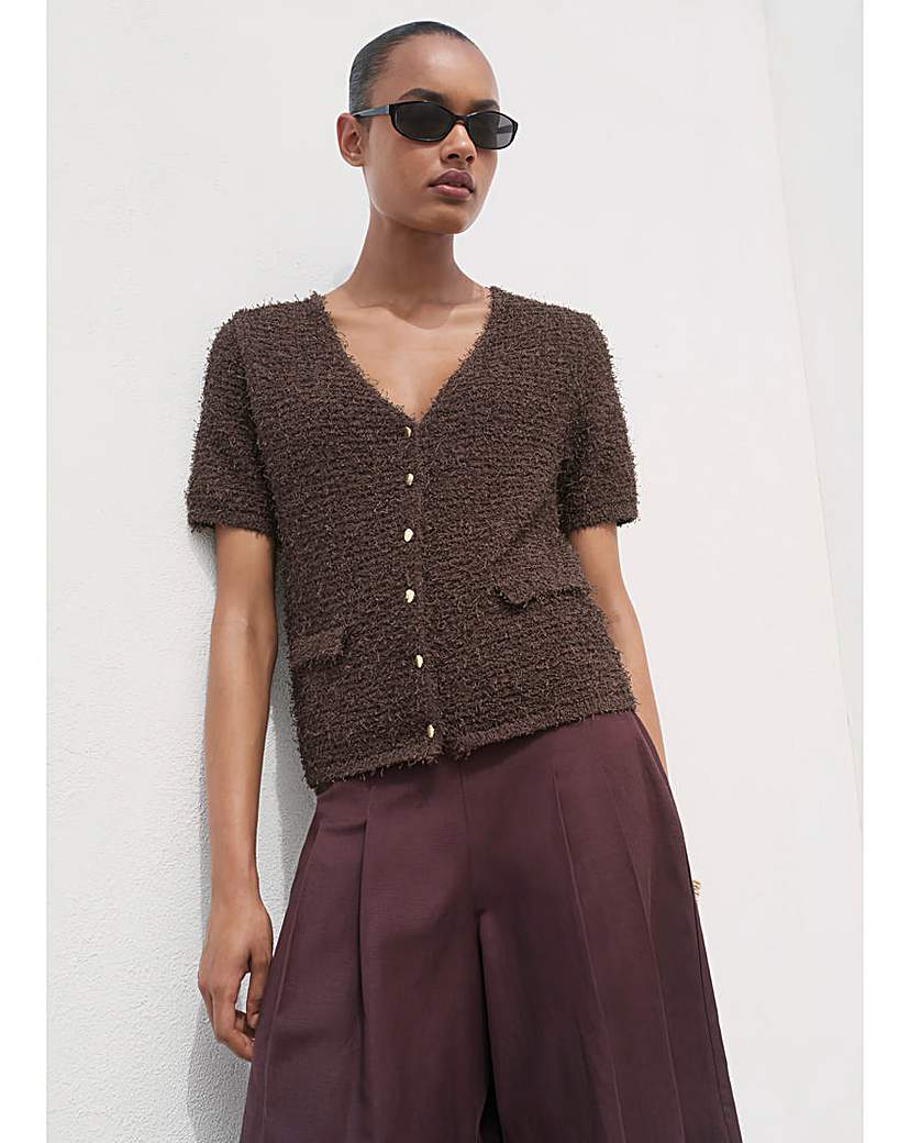 Mango Brown Camila Jacket - : 2XL