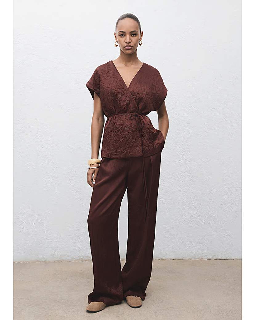New In - Mango Crinkle Trousers
