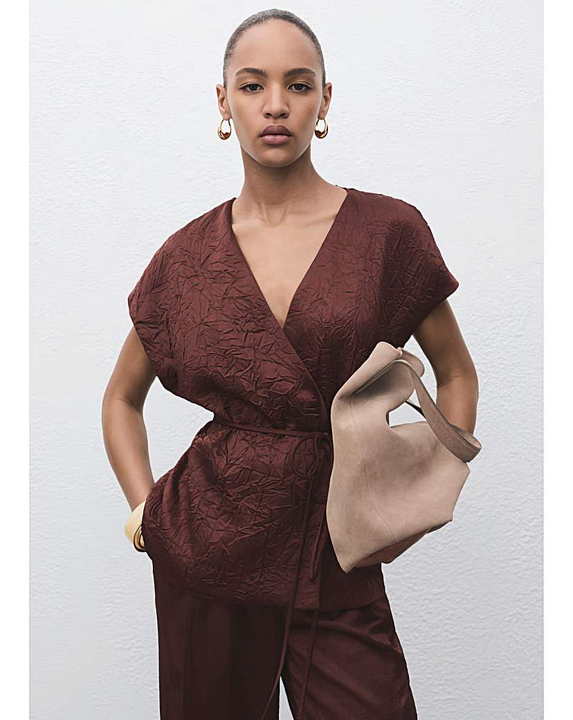 New In - Mango TIE Waist Vest