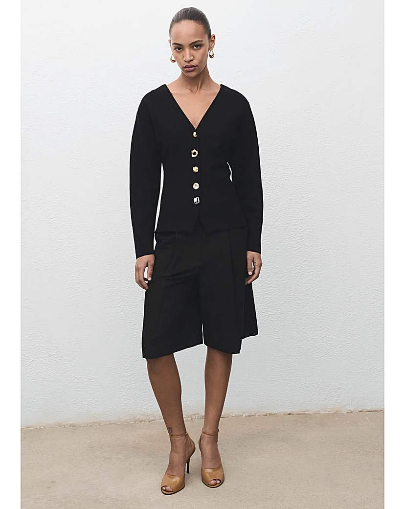 New In - MANGO JACKET WITH INTEREST BUTTON DETAIL