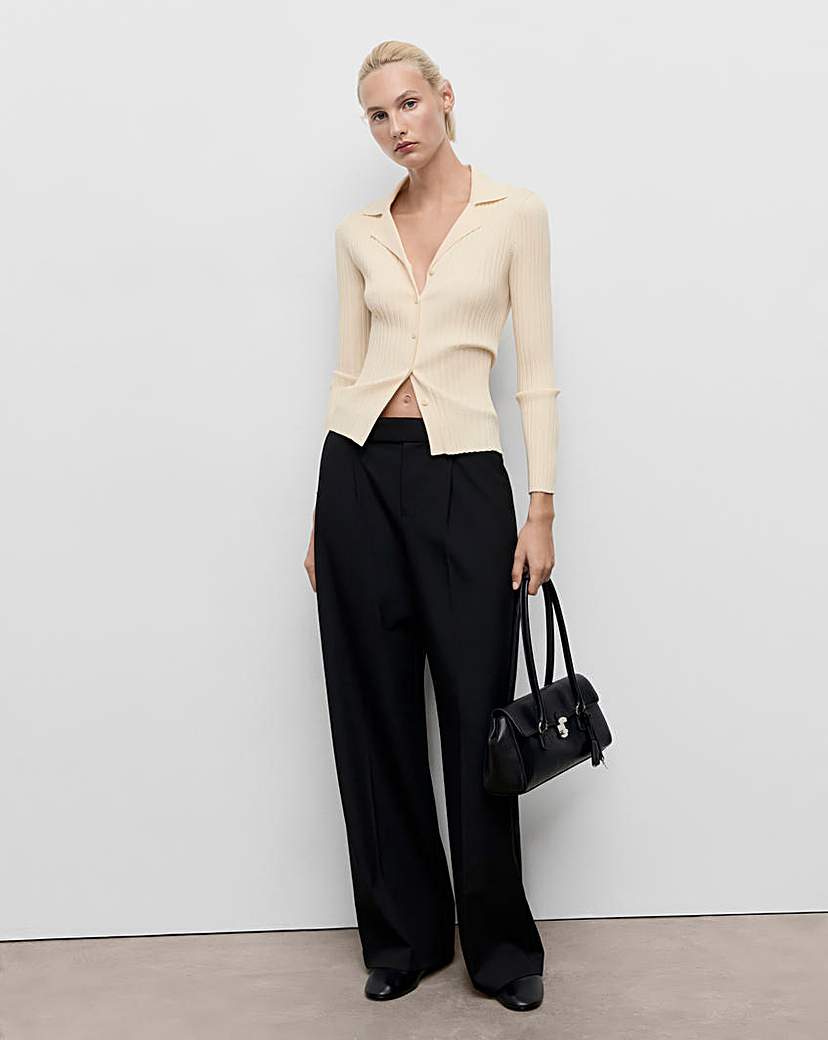 New In - Mango Collared Cardigan