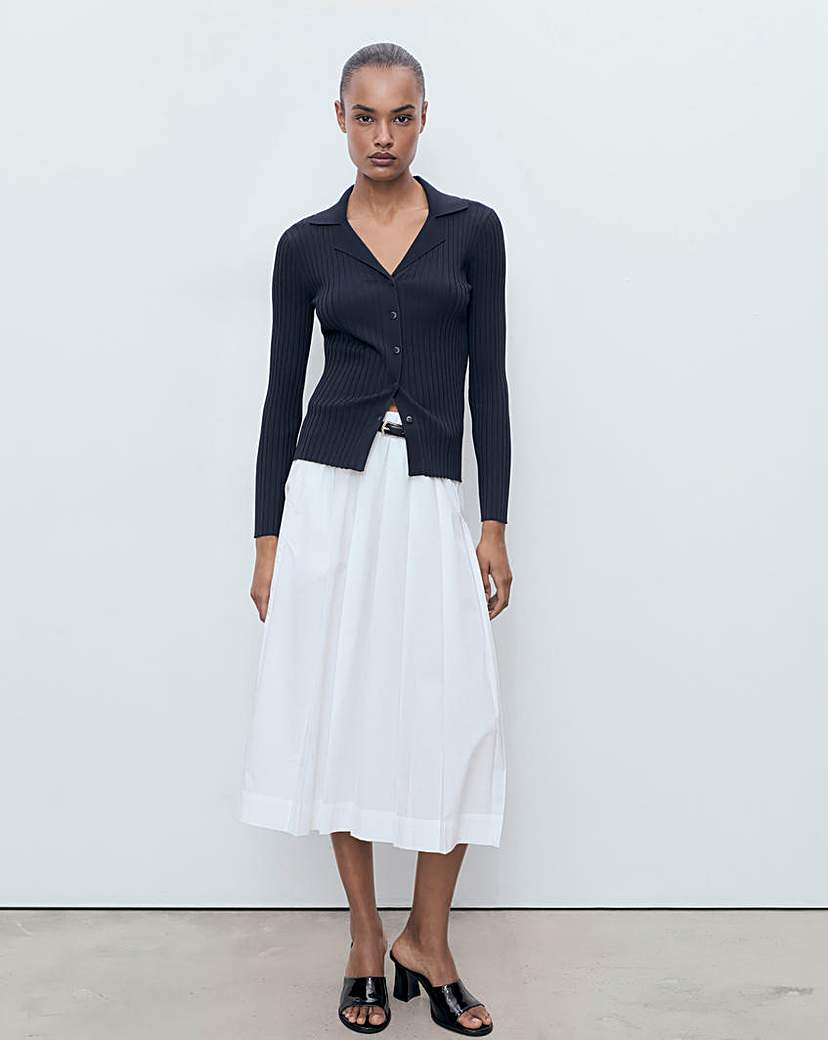 New In - Mango Collared Cardigan