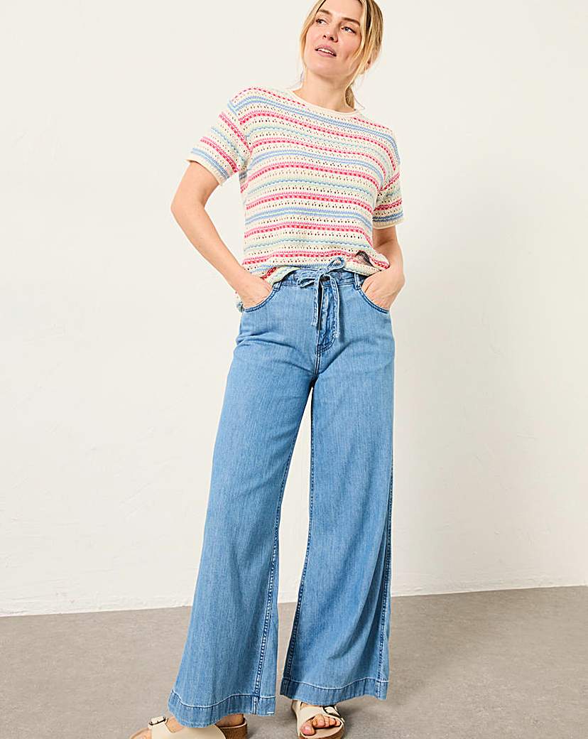 FatFace Wide Leg Jean