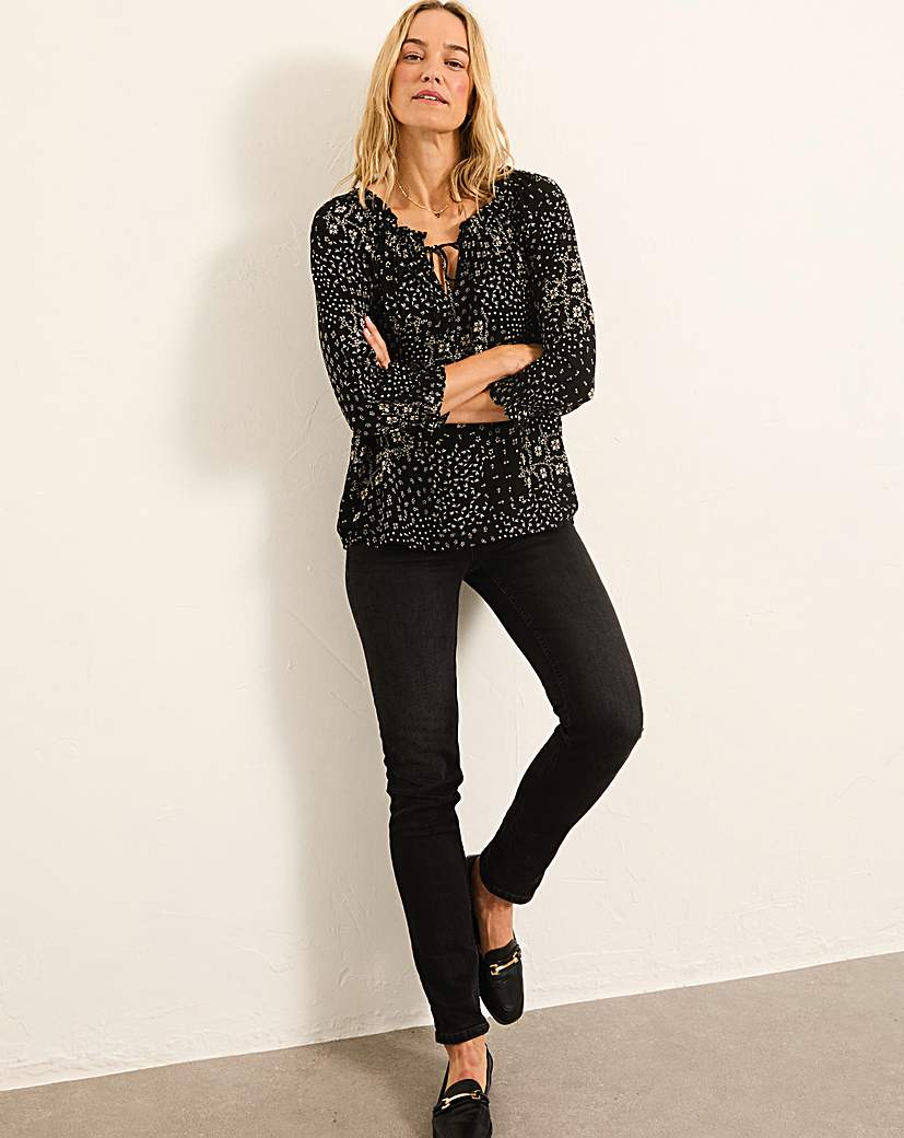 FatFace Women's Blouse - Black - Size 14