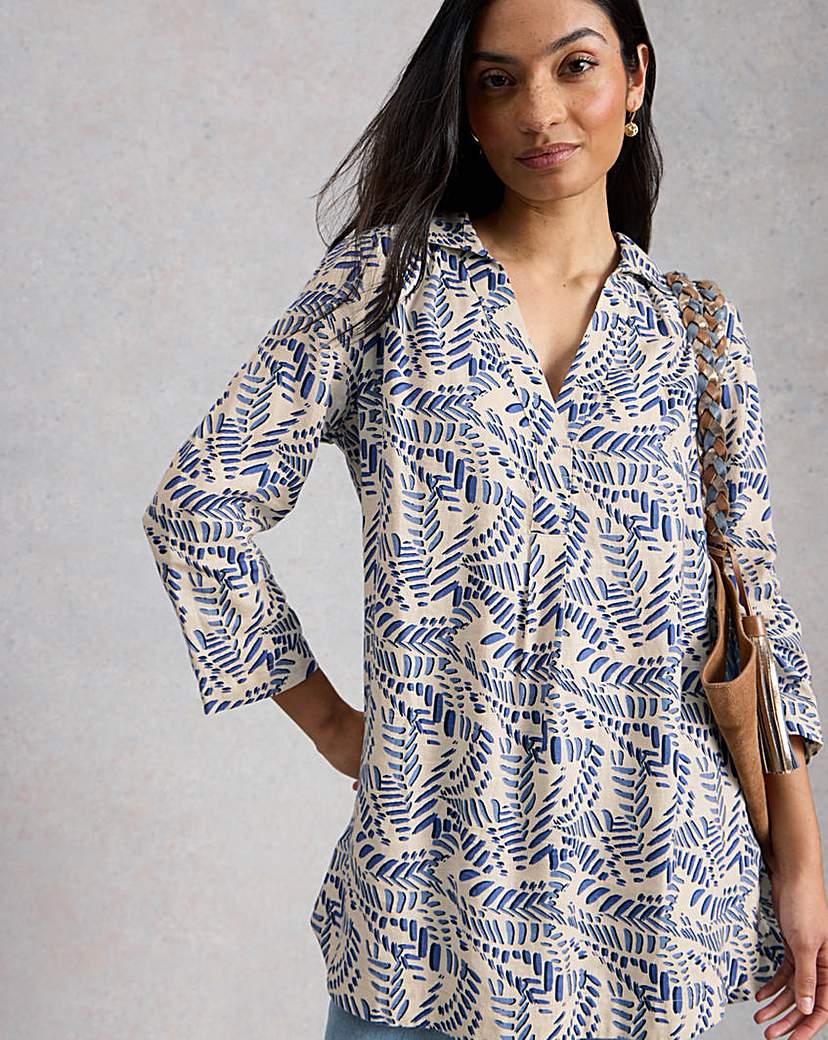 White Stuff Bianca Tunic Ivory Print White …