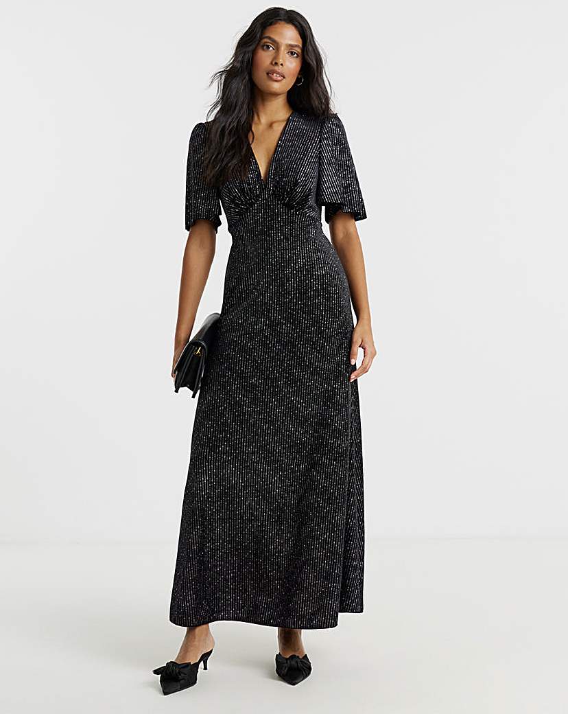 New In - Twisted Wunder Sofia Glitter Maxi Dress