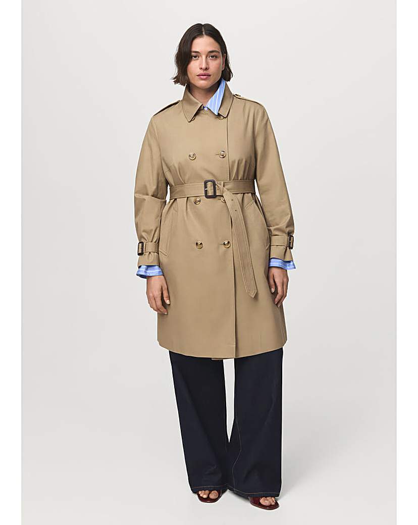 New In - Mango Belted Trenchcoat